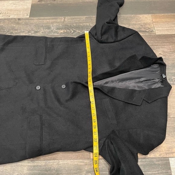 Jos A Bank Mens Camel Hair Blazer 44R Solid Black Jacket Sport Coat $450 - Picture 6 of 11